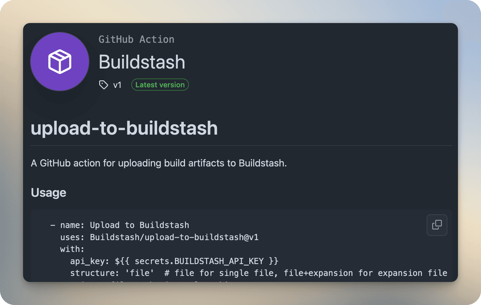 GitHub Marketplace page