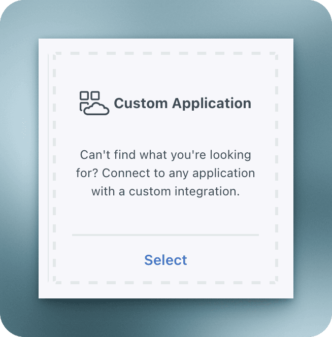 Create custom SSO application