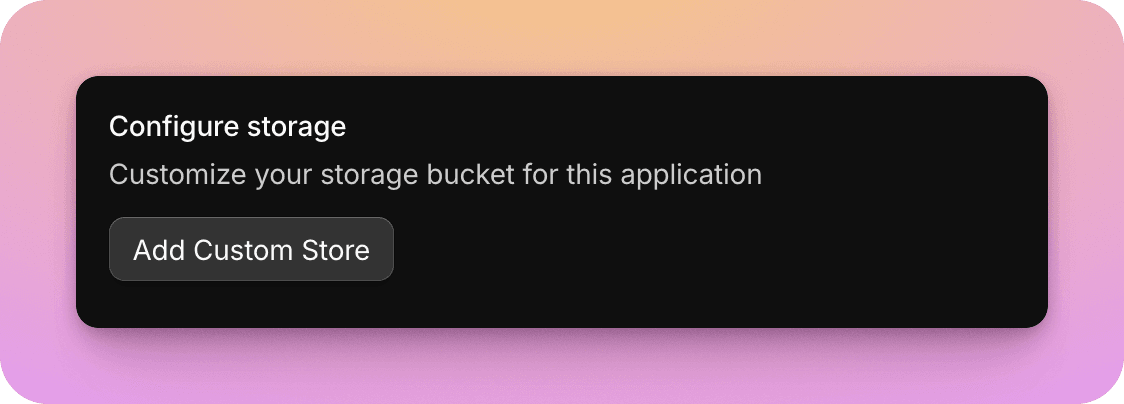 Navigate to storage settings